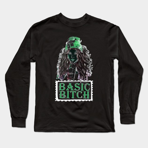 basic bitch Long Sleeve T-Shirt by loulousworld